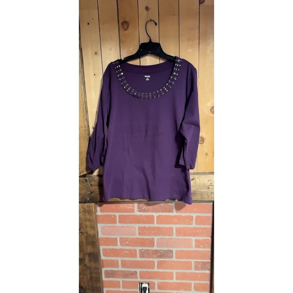 Purple Studded Top - Picture 1 of 6
